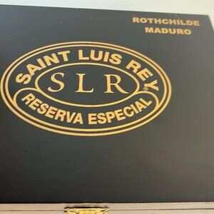 Saint Luis Rey SLR Reserva Especial Rothchilde Maduro Empty Wood Cigar Box Madme